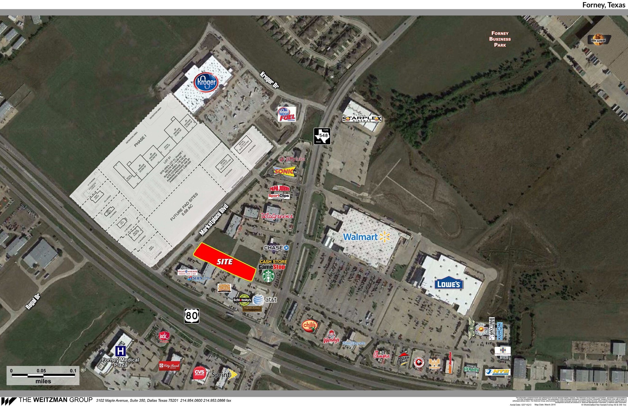 FM 548 & US Highway 80, Forney, TX for sale Primary Photo- Image 1 of 1