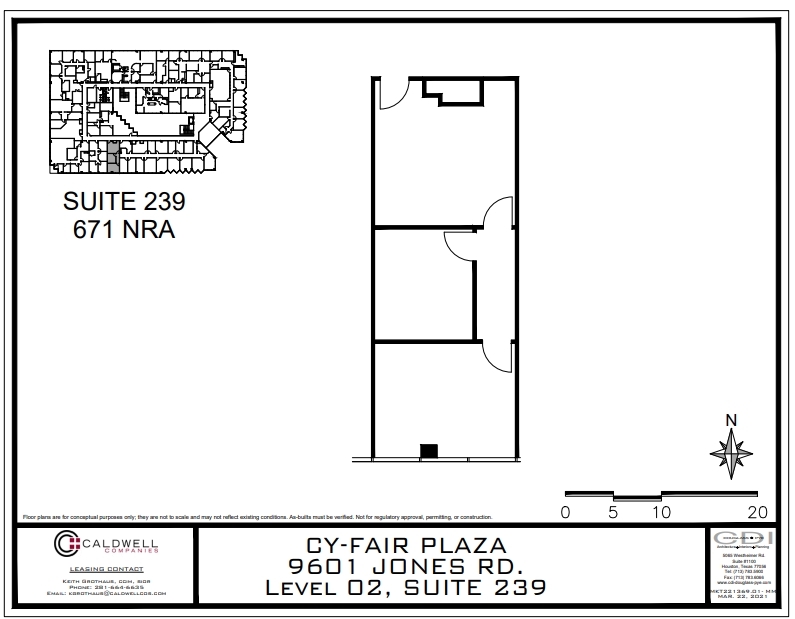 9601 Jones Rd, Houston, TX for lease Floor Plan- Image 1 of 1