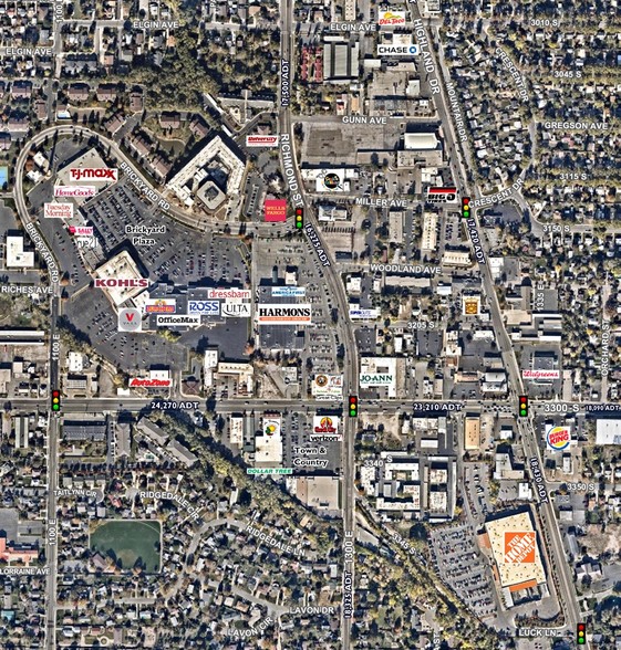 3135 S Richmond St, Salt Lake City, UT for lease - Aerial - Image 2 of 3