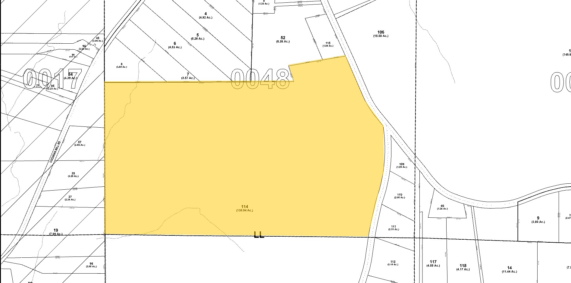 Cedar Grove Rd, Fairburn, GA for sale Plat Map- Image 1 of 1