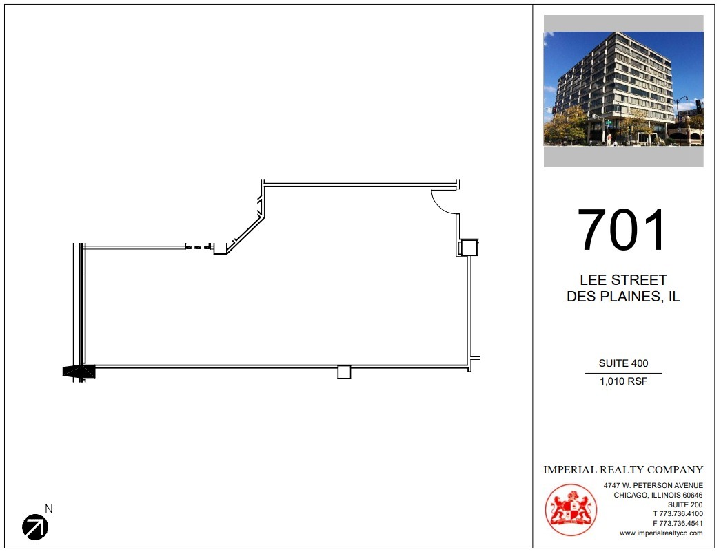 701 Lee St, Des Plaines, IL for lease Floor Plan- Image 1 of 3