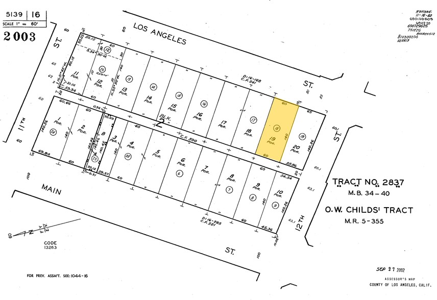 1149 S Los Angeles St, Los Angeles, CA for sale - Plat Map - Image 2 of 28