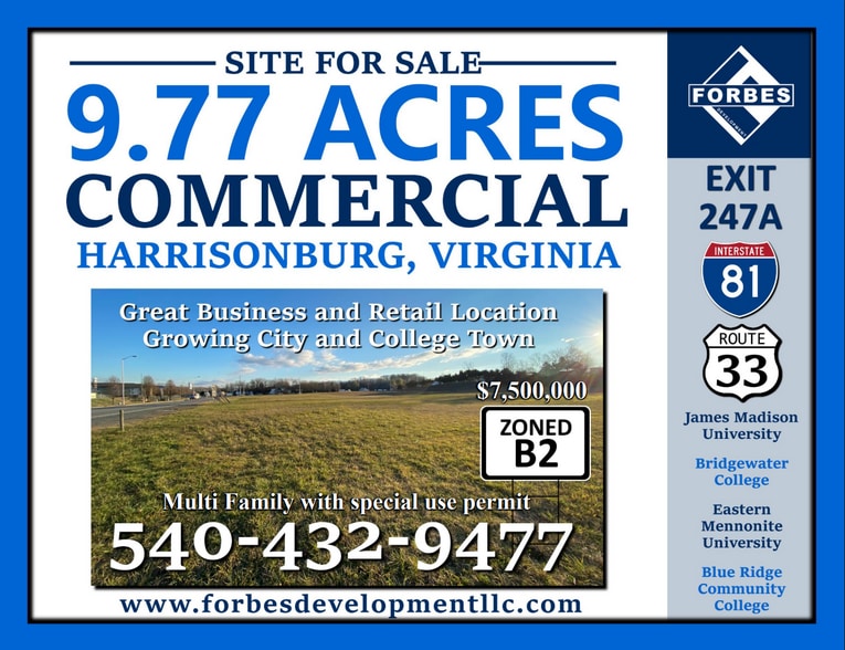 0 Country Club Rd, Harrisonburg, VA for sale - Building Photo - Image 1 of 10