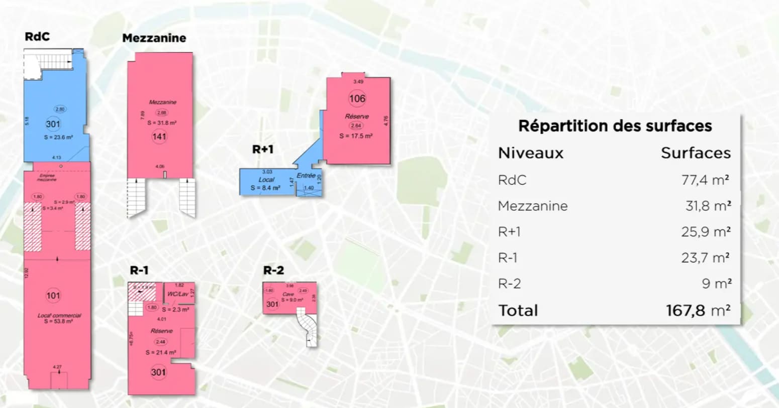 7 Avenue Des Ternes, Paris for lease Typical Floor Plan- Image 1 of 3