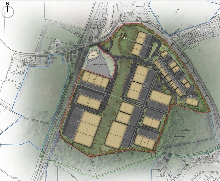 Hampstead Ln, Yalding for lease - Site Plan - Image 3 of 3
