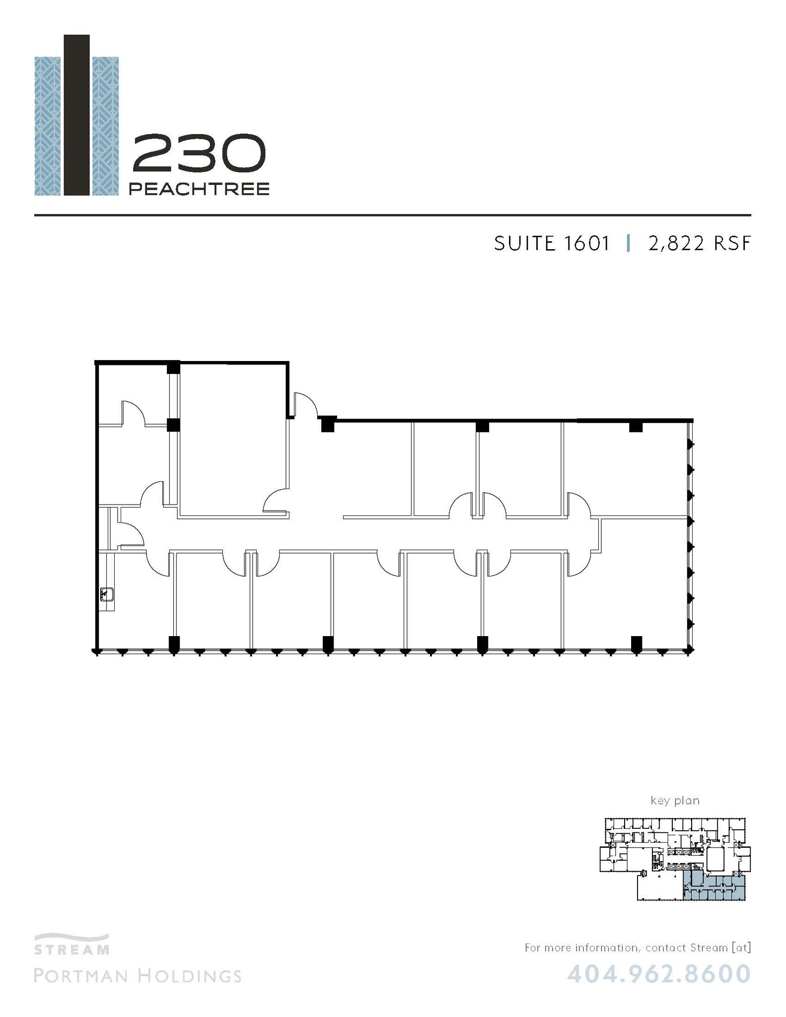 230 Peachtree St NW, Atlanta, GA for lease Floor Plan- Image 1 of 1