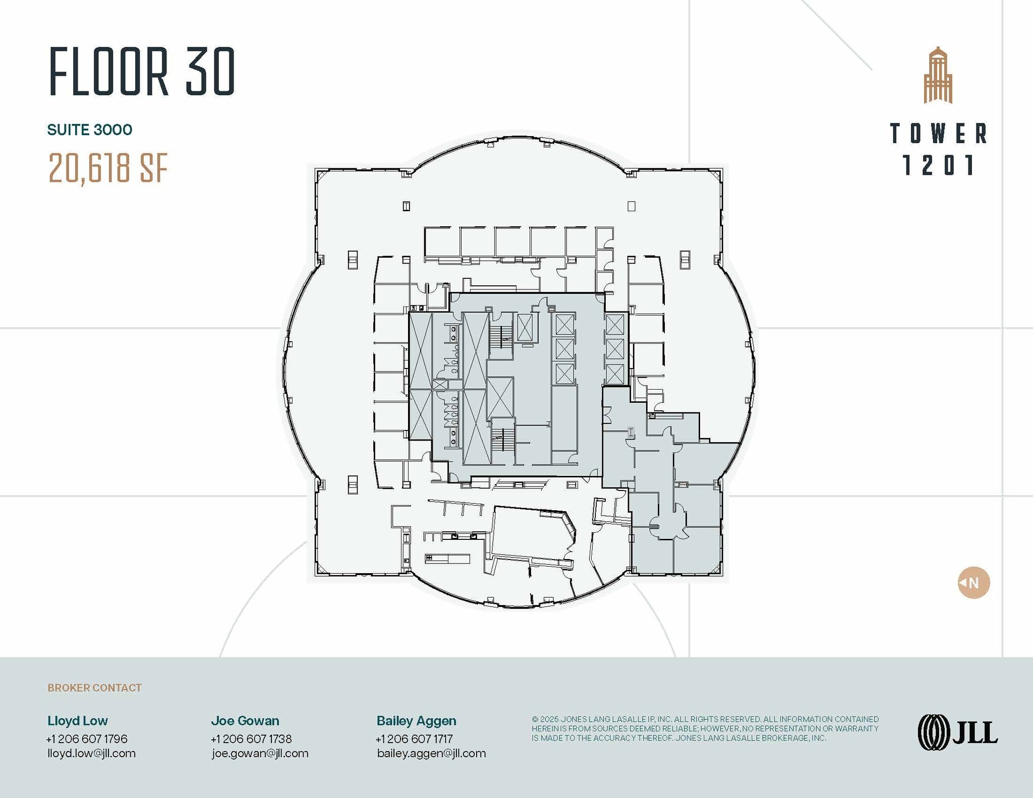 1201 3rd Ave, Seattle, WA for lease Floor Plan- Image 1 of 1