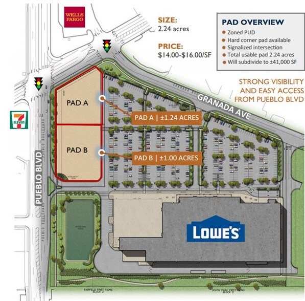 2 Land Lots: Lowes Outparcels portfolio of 2 properties for sale on LoopNet.com - Building Photo - Image 1 of 1