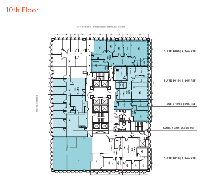 606 S Olive St, Los Angeles, CA for lease Floor Plan- Image 1 of 1