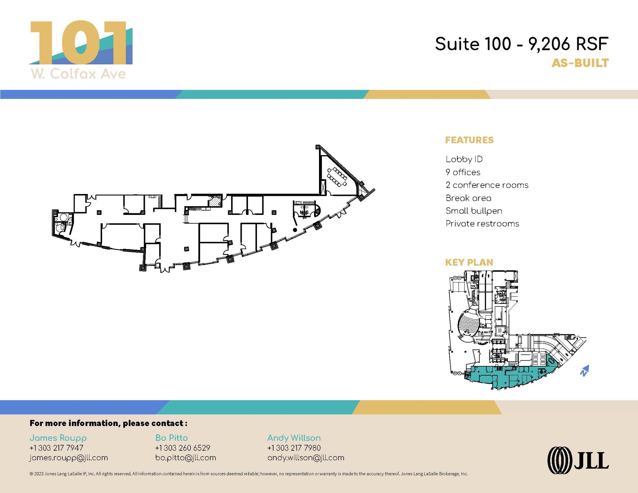 101 W Colfax Ave, Denver, CO for lease Floor Plan- Image 1 of 1