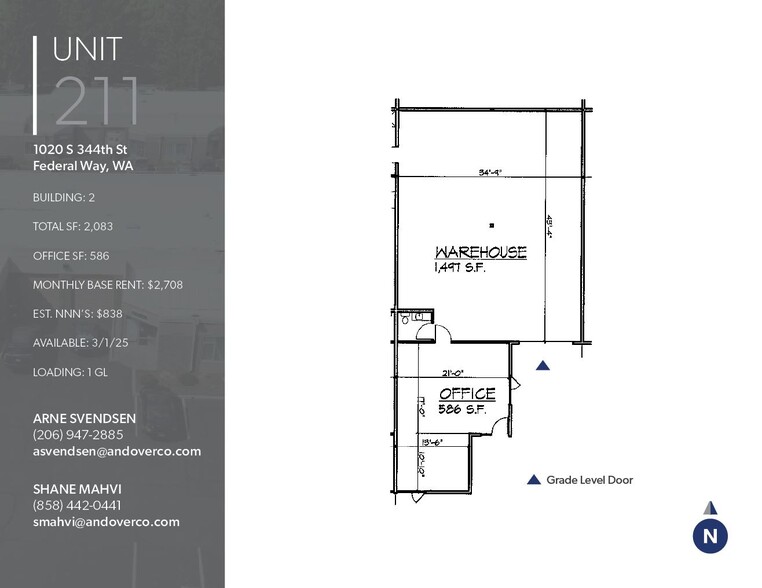 1020 S 344th St, Federal Way, WA for lease - Floor Plan - Image 2 of 32