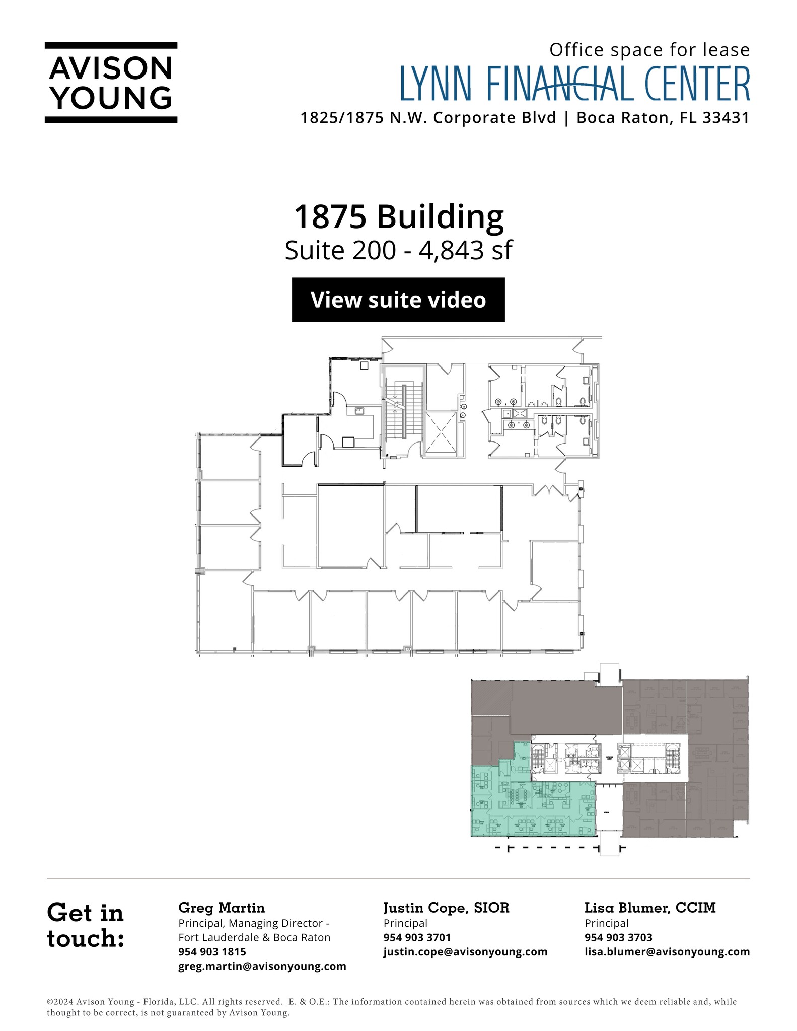 1875 NW Corporate Blvd, Boca Raton, FL for lease Site Plan- Image 1 of 1