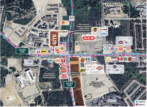 211 Crossing Ave, San Antonio, TX - Aerial  map view
