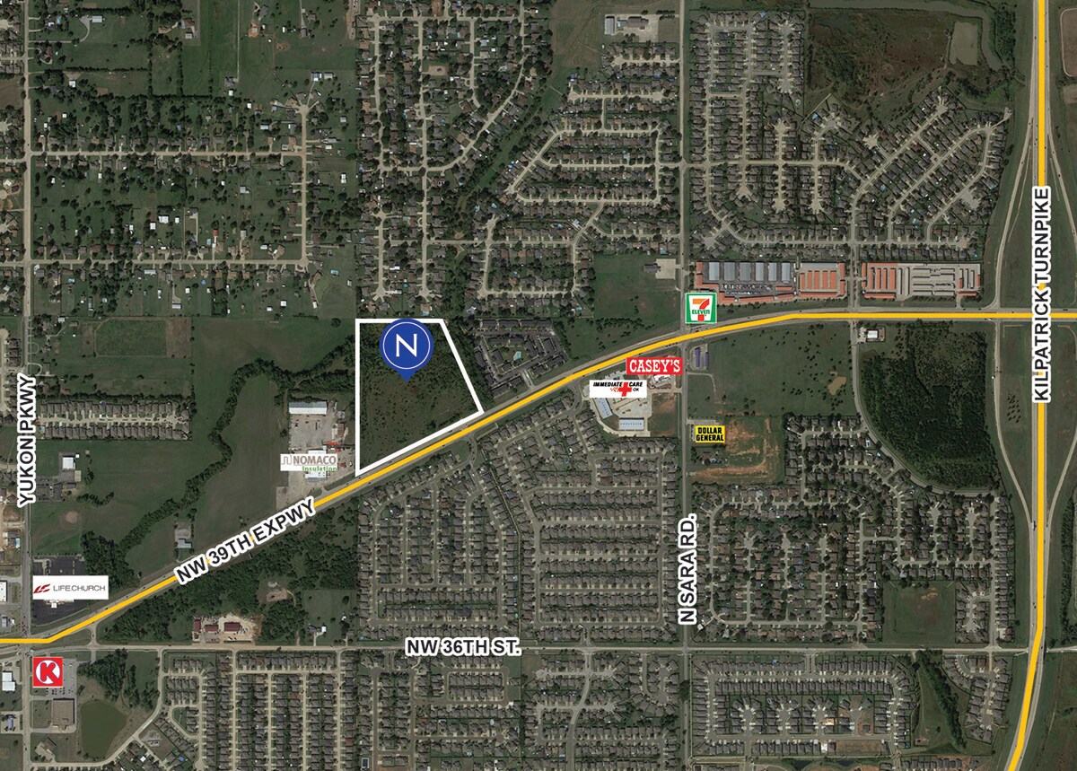 NW 39th Expy, Yukon, OK 73099 NW 39th Expressway and Sara Rd