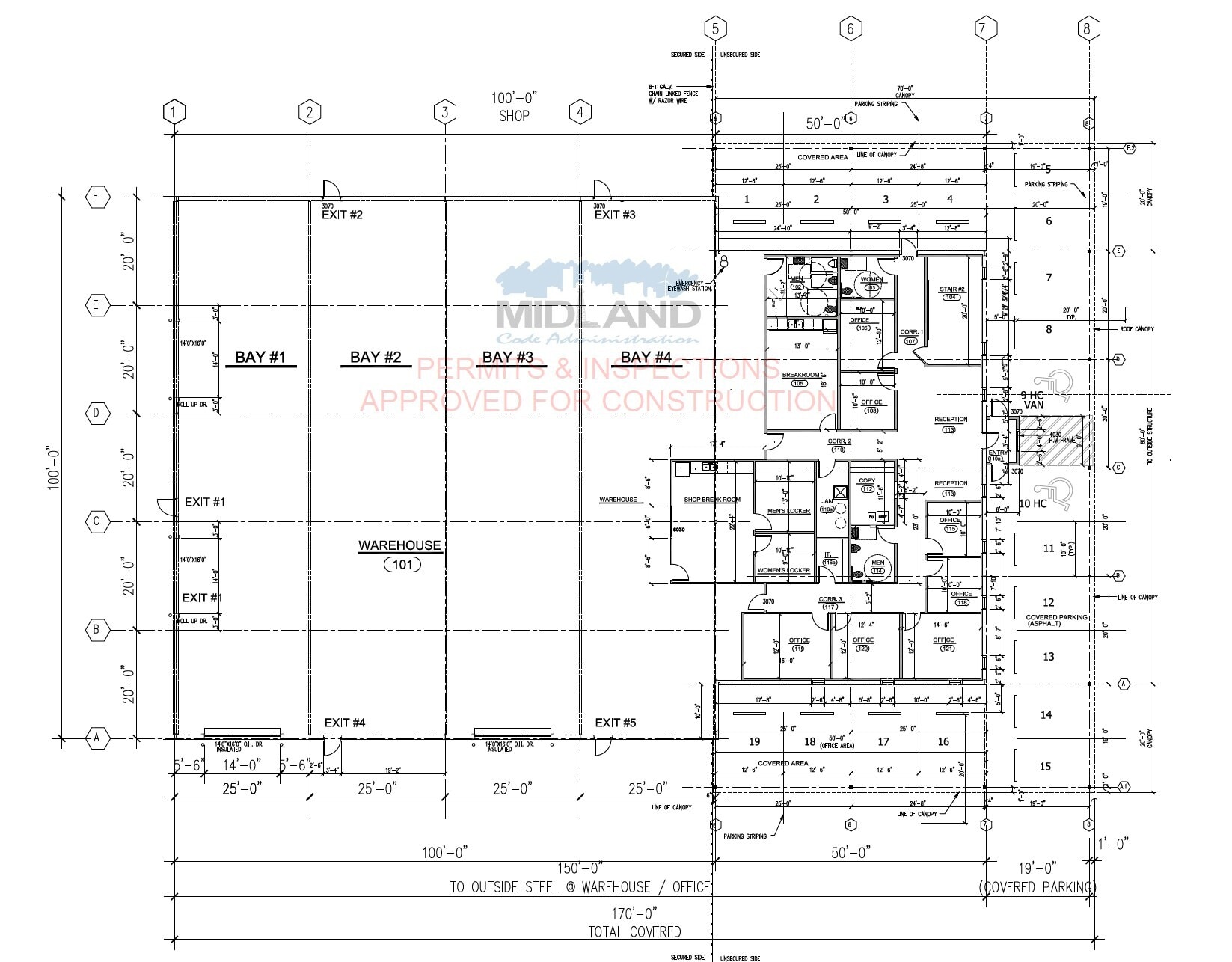 1602 S Midkiff Rd, Midland, TX for lease Floor Plan- Image 1 of 3