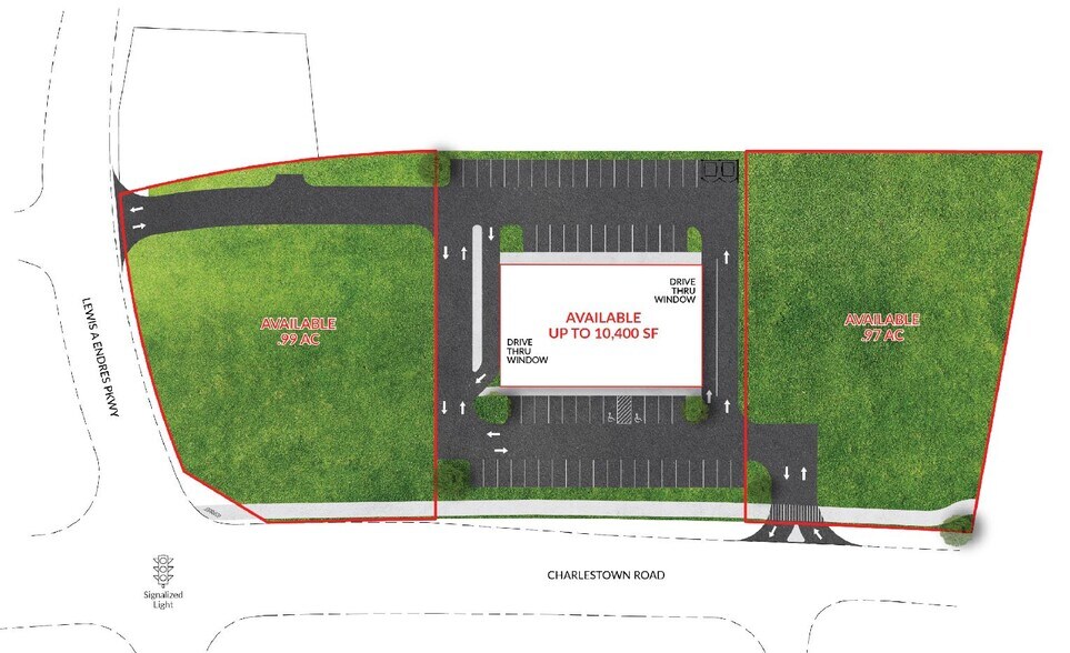 Charlestown Road, New Albany, IN 47150 Ground Lease or BTS Northside