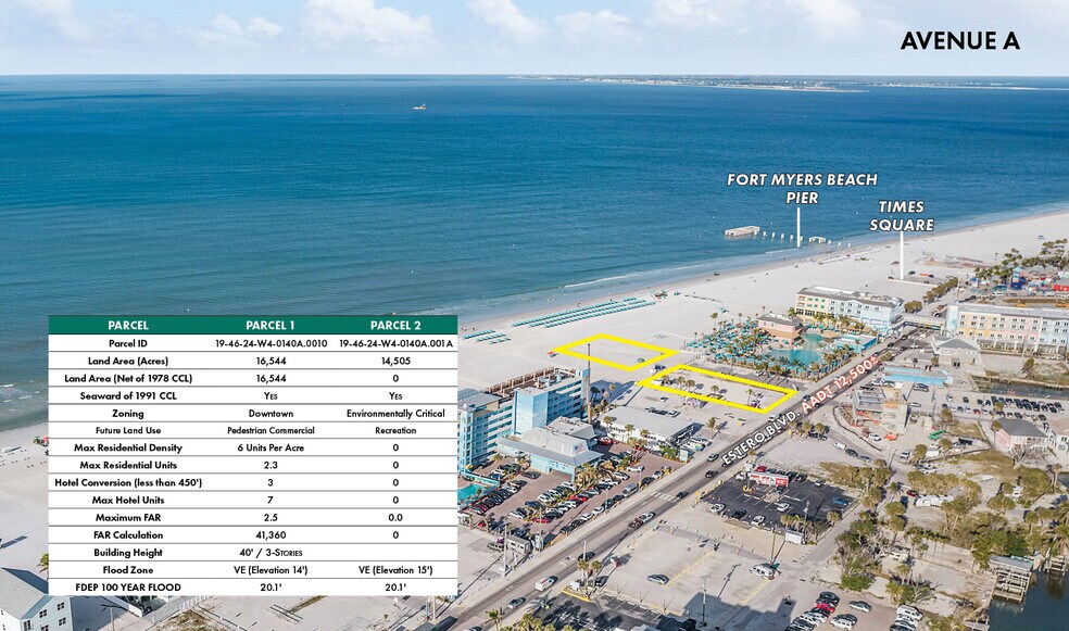 Beachfront Portfolio portfolio of 2 properties for sale on LoopNet.com - Aerial - Image 3 of 11