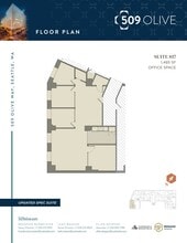 509 Olive Way, Seattle, WA for lease Floor Plan- Image 1 of 2
