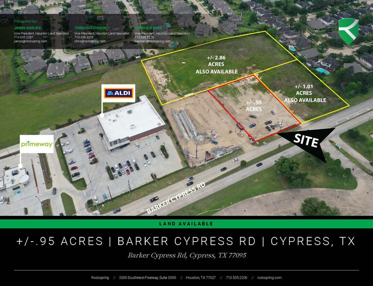 Barker Cypress Rd, Houston, TX for sale - Building Photo - Image 1 of 1