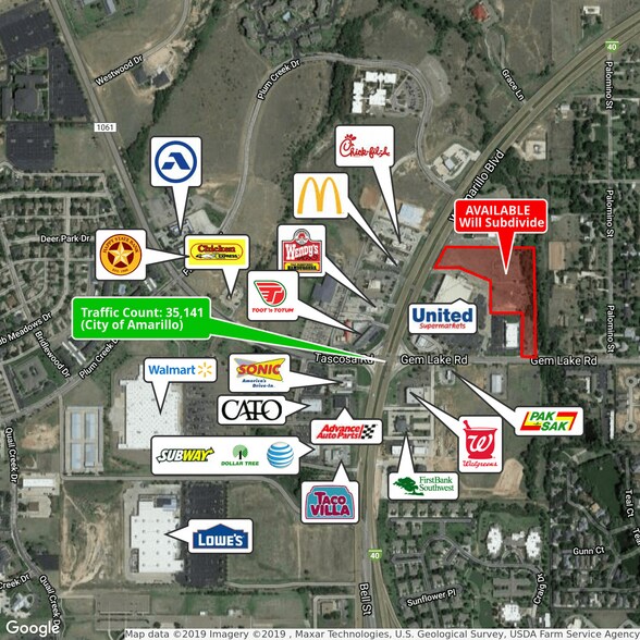 5551 Amarillo Blvd W, Amarillo, TX for sale - Building Photo - Image 1 of 2