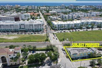 101 SE 2nd Ave, Delray Beach, FL - AERIAL  map view