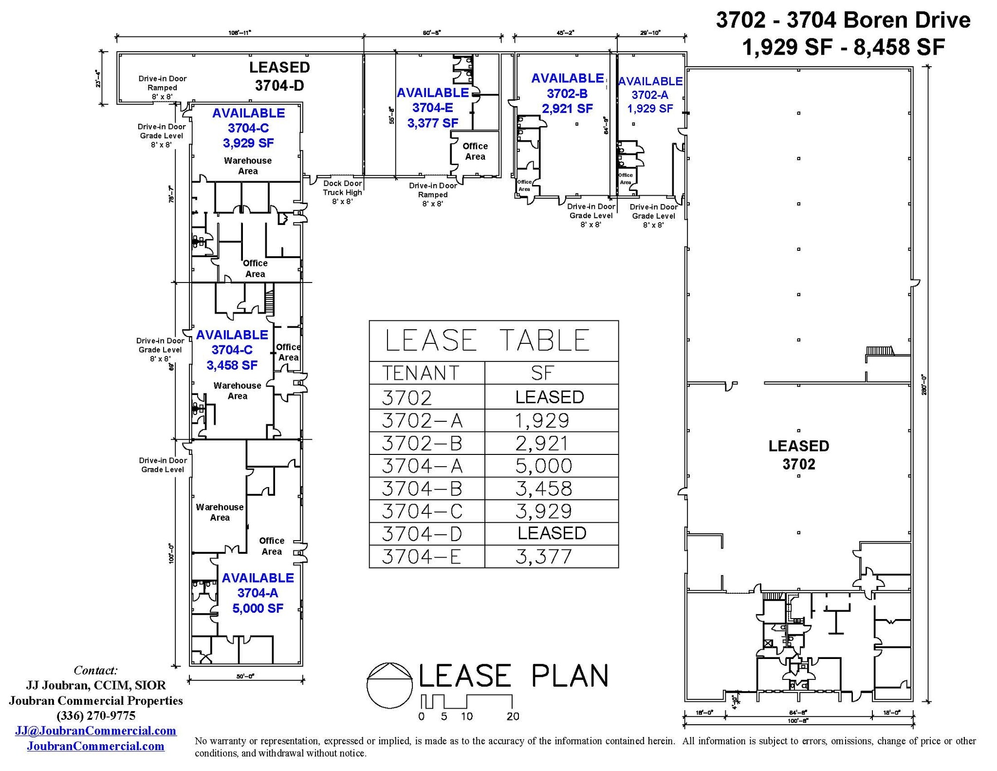3702 Boren Dr, Greensboro, NC for lease Floor Plan- Image 1 of 1