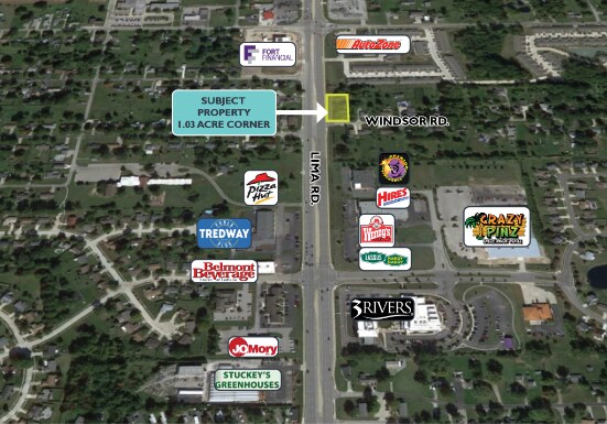 NEC Windsor & Lima Rd, Fort Wayne, IN for sale - Building Photo - Image 1 of 1