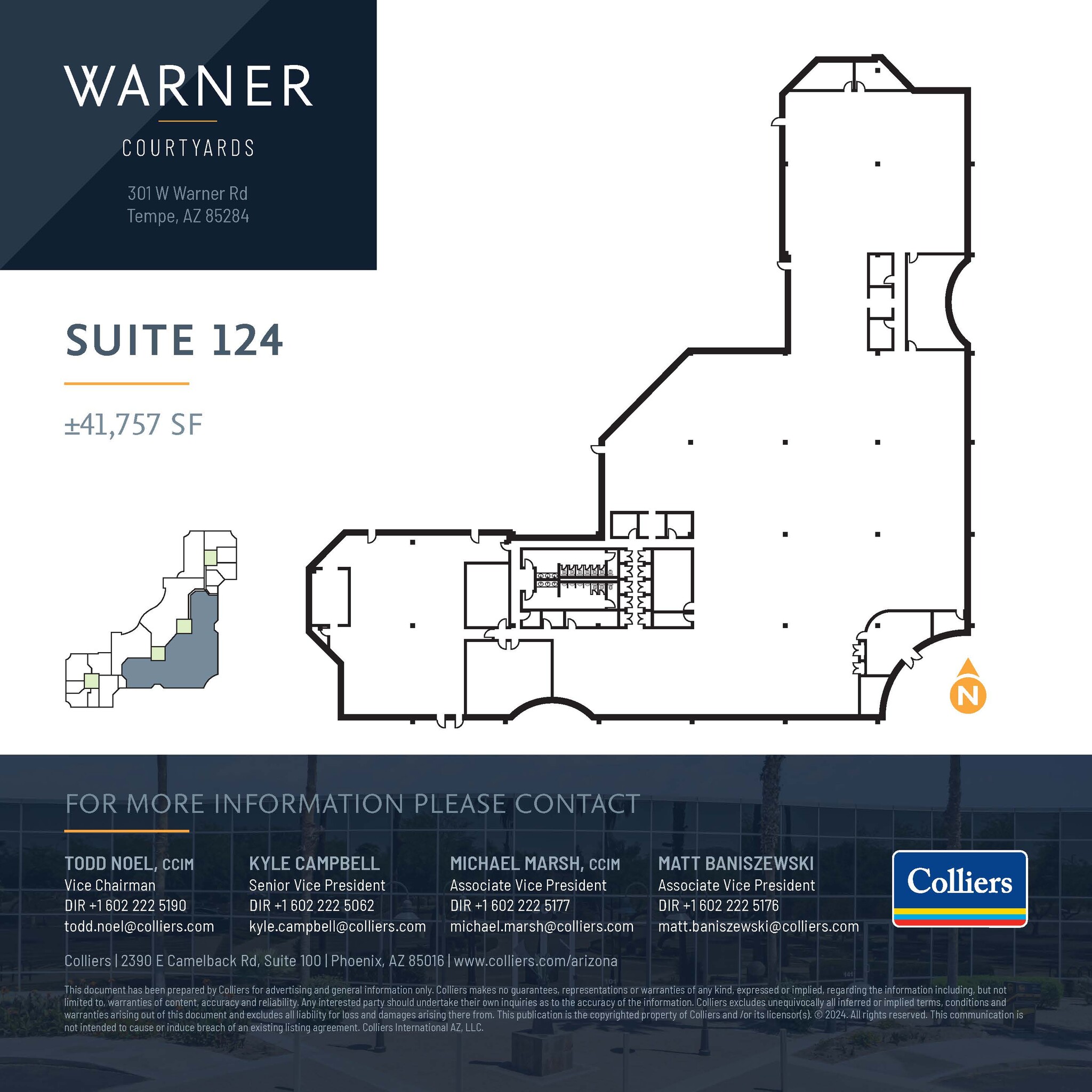 301 W Warner Rd, Tempe, AZ for lease Floor Plan- Image 1 of 1