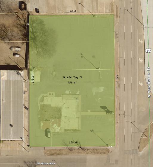 504 N Van Buren St, Enid, OK for sale - Aerial - Image 2 of 2