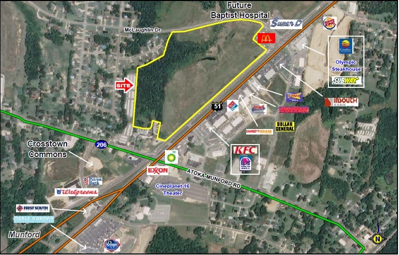 Hwy 51 & Atoka-Munford Rd, Atoka, TN for lease - Building Photo - Image 3 of 6