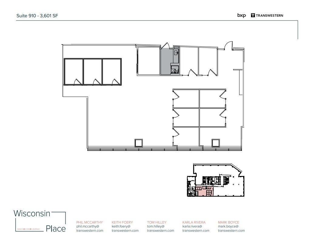 5404 Wisconsin Ave, Chevy Chase, MD for lease Floor Plan- Image 1 of 2