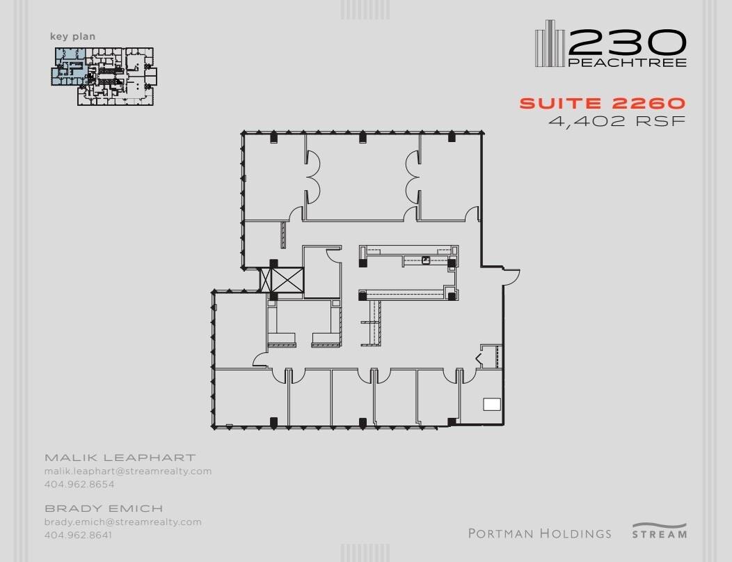 230 Peachtree St NW, Atlanta, GA for lease Floor Plan- Image 1 of 1