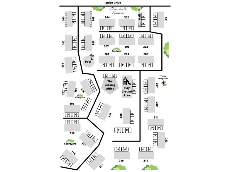 135 Ignico Dr, Warner Robins, GA for sale - Site Plan - Image 1 of 1