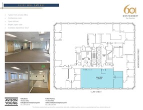 601 Montgomery St, San Francisco, CA for lease Floor Plan- Image 1 of 4