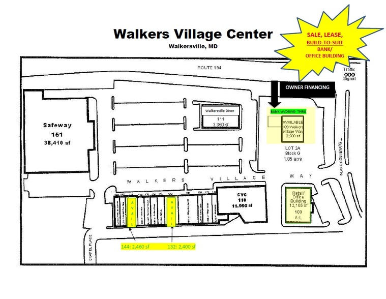 101 Walkers Village Way, Walkersville, MD for sale - Site Plan - Image 1 of 1