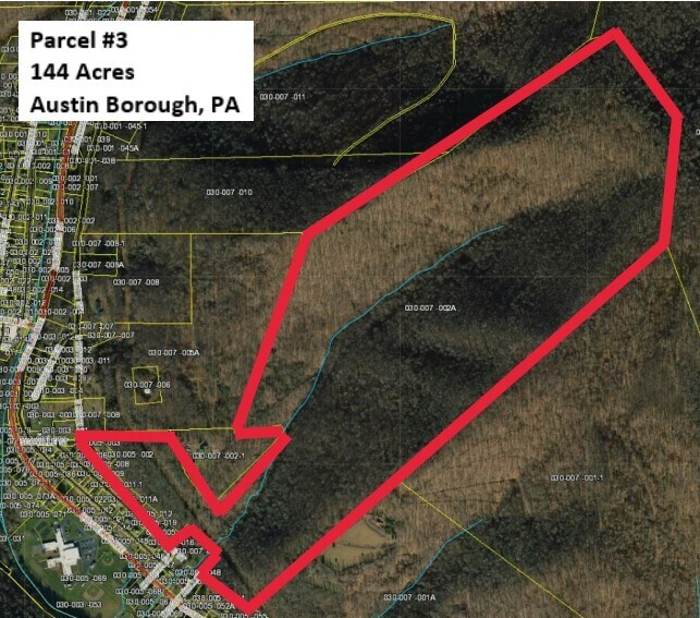 Ellisburg Rd, Genesee, PA 16923 Potter County 3 Rural Land Parcels