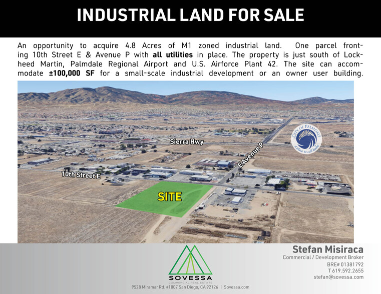 E 10th St, Palmdale, CA for sale - Building Photo - Image 1 of 9