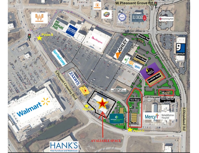 4305 S Pleasant Crossing Blvd, Rogers, AR for lease - Building Photo - Image 3 of 6