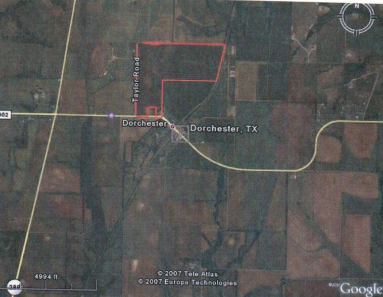 FM 902 @ Taylor Rd, Dorchester, TX for sale - Primary Photo - Image 1 of 1