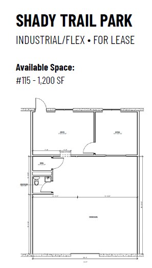 11126 Shady Trl, Dallas, TX for lease Floor Plan- Image 1 of 8