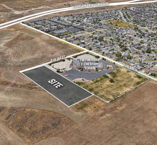 6111 W 7000 S, West Jordan, UT for sale Aerial- Image 1 of 2