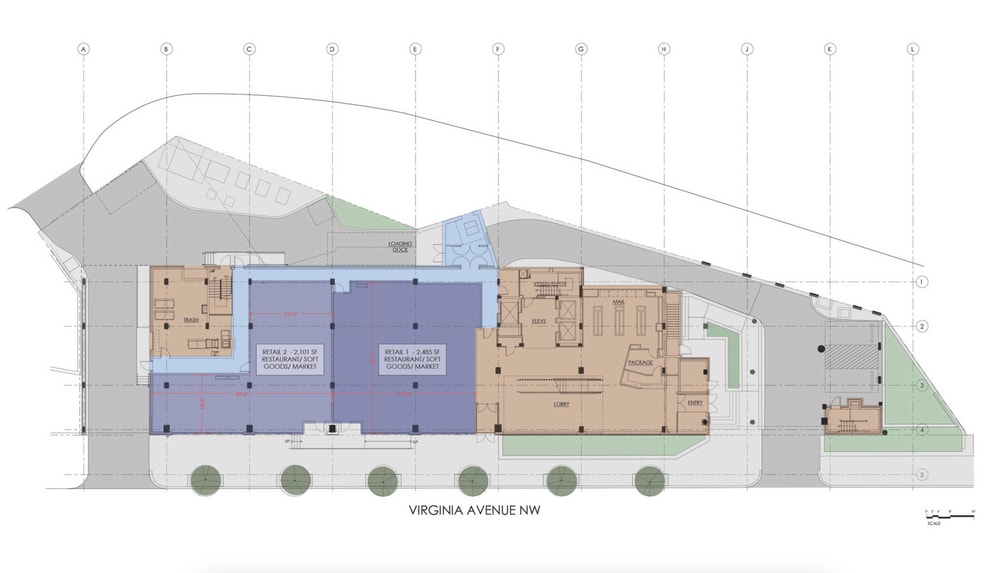 2601 Virginia Ave NW, Washington, DC for lease - Floor Plan - Image 2 of 12