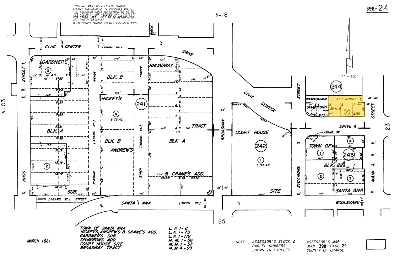 700 N Main St, Santa Ana, CA for lease Plat Map- Image 1 of 36