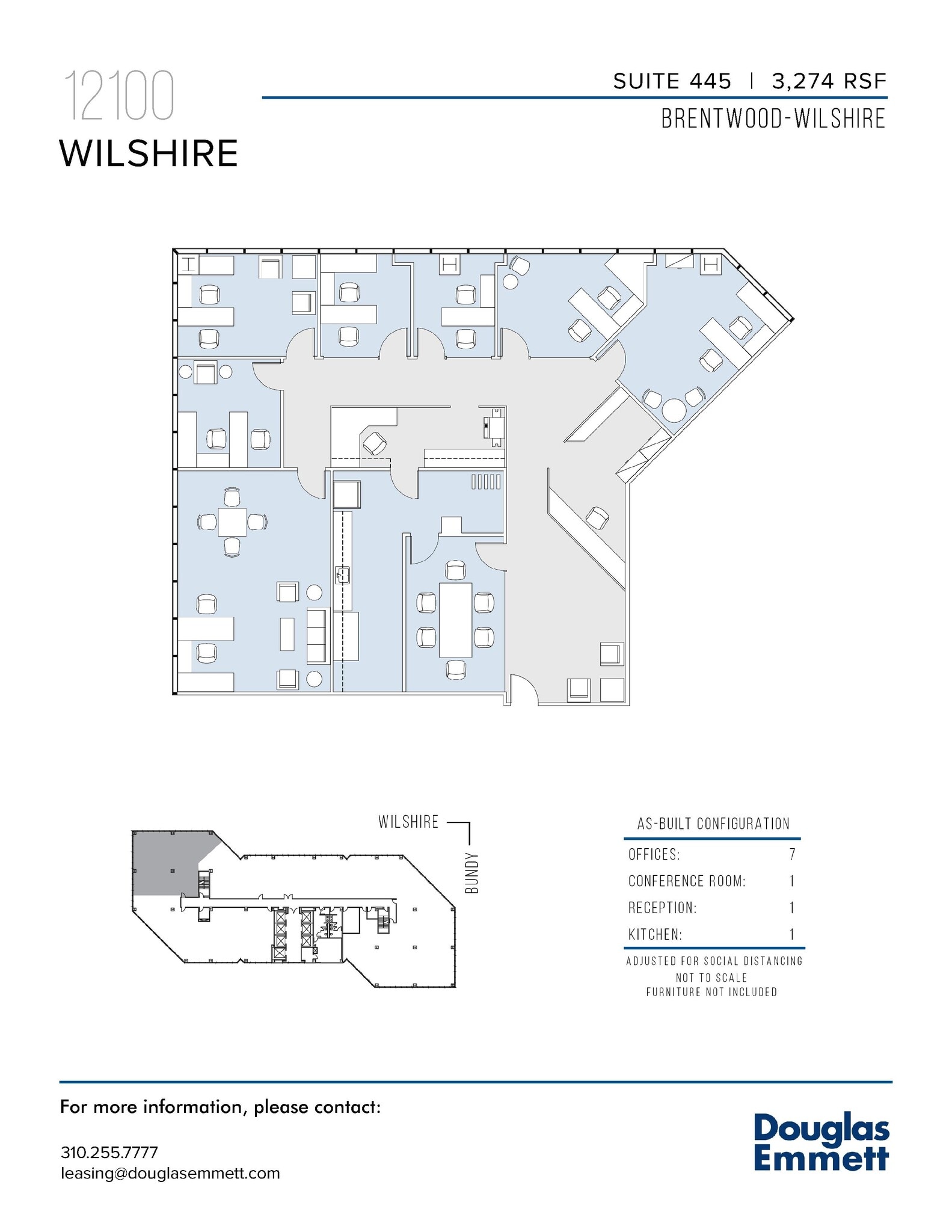 12100 Wilshire Blvd, Los Angeles, CA for lease Floor Plan- Image 1 of 1