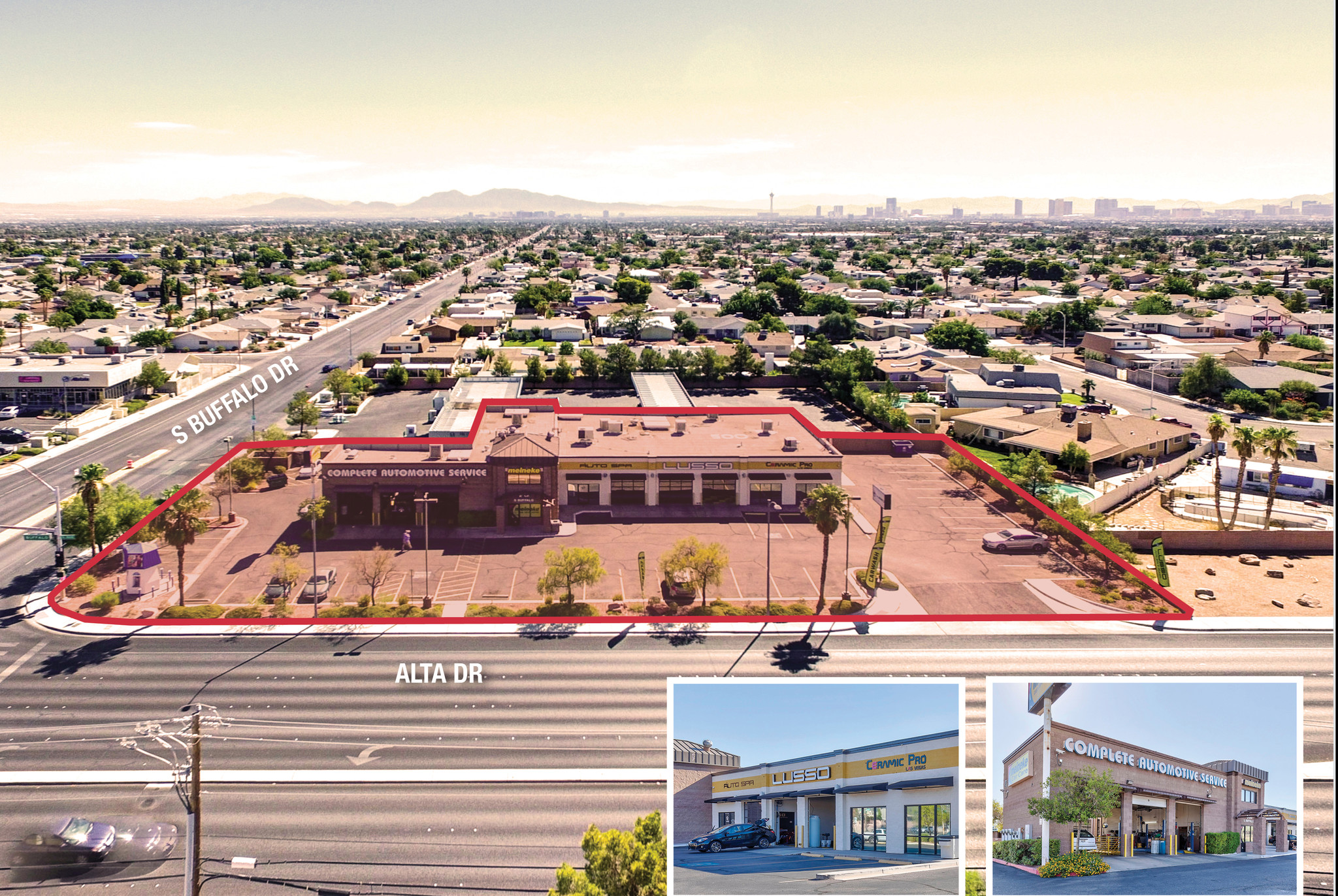 500 S Buffalo Dr, Las Vegas, NV for sale Aerial- Image 1 of 1