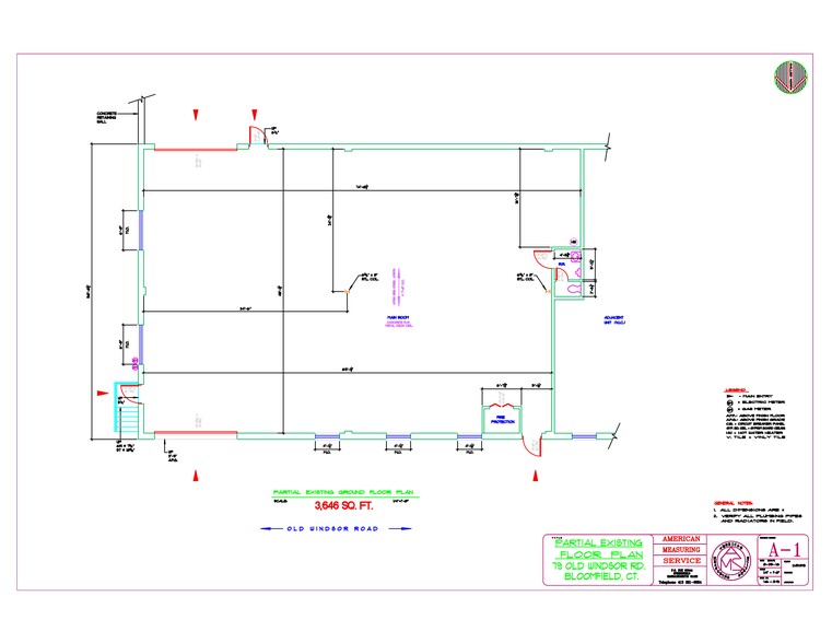 79 Old Windsor Rd, Bloomfield, CT for lease - Site Plan - Image 1 of 7