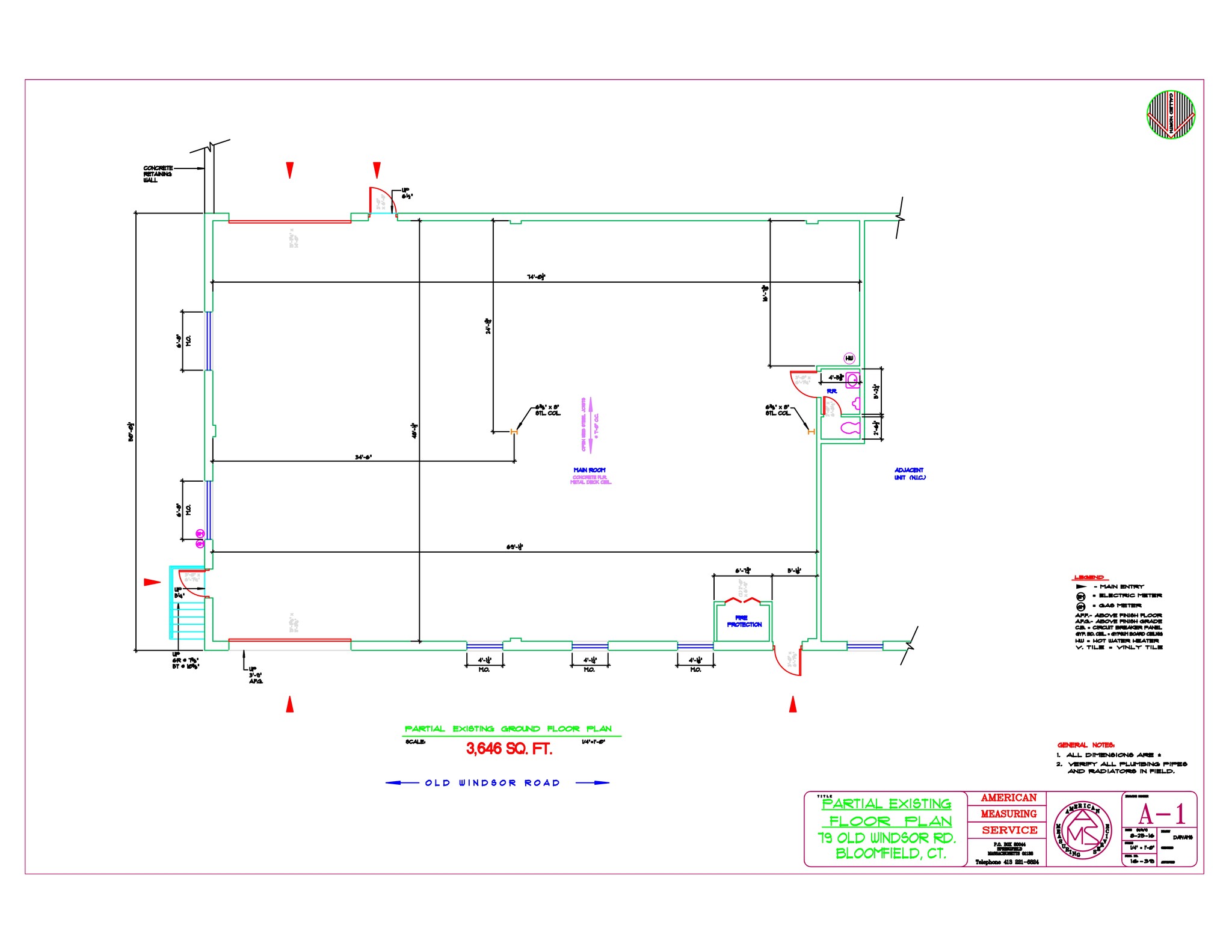 79 Old Windsor Rd, Bloomfield, CT for lease Site Plan- Image 1 of 8