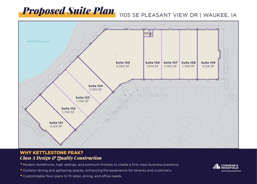 1105 SE Pleasant View Dr, Waukee, IA for lease - Building Photo - Image 3 of 10