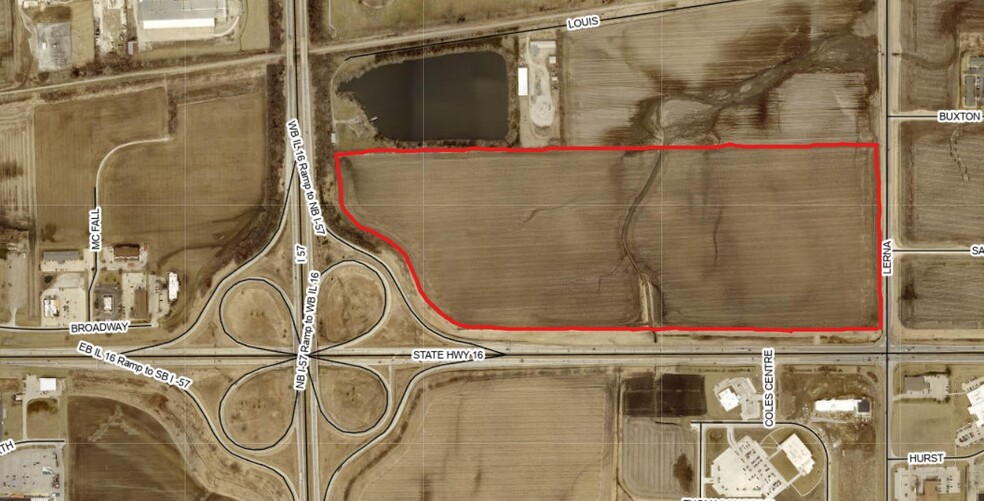 Rte 16 Rte 16, Mattoon, IL for sale - Primary Photo - Image 1 of 8