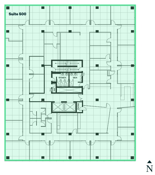 1414 8th St SW, Calgary, AB for lease Floor Plan- Image 1 of 2